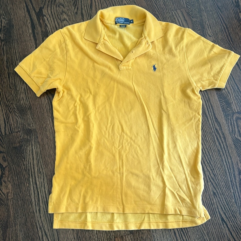 Ralph Lauren Polo Yellow Collared Shirt
